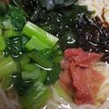 あゆたっくん's cooksnap of when they made 夏の胃疲れに☆梅わかめにゅうめん☆.