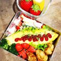 ニコニコよっぴ's cooksnap of when they made 簡単にキレイに見えちゃう！オムライス弁当.