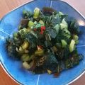 あるまじーろ♪'s cooksnap of when they made 大きい小松菜で漬け物.