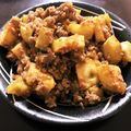 くるげん's cooksnap of when they made 揚げじゃがいものそぼろ煮.