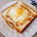 ふーぅ♪'s cooksnap of when they made ランチにも☆キャベツ入りエッグトースト☆.