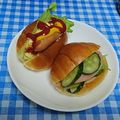 ととろ＆めい's cooksnap of when they made ちゃっちゃと簡単ウインナー卵ドッグ～♡.