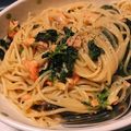 ＿あい＿'s cooksnap of when they made 【スモークサーモンとほうれん草のパスタ】.
