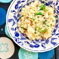 ふたごゆき's cooksnap of when they made 水菜とカニカマの和風チャーハン☆.