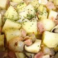 hotchick's cooksnap of when they made ベーコン、じゃがいものアヒージョ.
