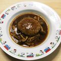 パグカップ's cooksnap of when they made セロリ 玉ねぎの 煮込みハンバーグ ♡.