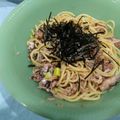 羊肉串's cooksnap of when they made さば缶と塩こんぶのパスタ.