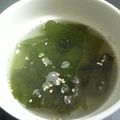 ☆そらにゃん☆'s cooksnap of when they made ラララ～♫♪♬～っていう間にわかめスープ.