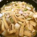 ☆hiroppy☆'s cooksnap of when they made あごだしつゆの鶏豆腐鍋.