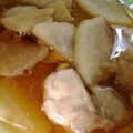 クックO09010☆'s cooksnap of when they made レンジで☆大根と鶏もものめんつゆ煮.