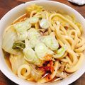 やんゆたこ's cooksnap of when they made 鶏肉と白菜で♪あったか煮込みうどん☆.
