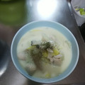クック6EEORP☆'s cooksnap of when they made 白菜とささ身の具だくさん豆乳スープ♪.