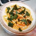 キュリあす's cooksnap of when they made 濃厚♡レンジで簡単♪納豆バタマヨうどん♡.