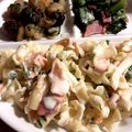 ame-ikuru's cooksnap of when they made スモークサーモンのクリームパスタ.