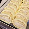 あかにた's cooksnap of when they made コーヒークリームdeロールケーキ.