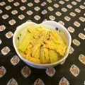 龍青空ママ's cooksnap of when they made ブロッコリーの芯とささみのコチュマヨ和え.