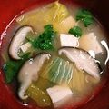 ムーミン☆ママ's cooksnap of when they made しいたけと白菜の味噌汁.