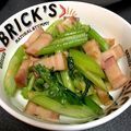 YUKIKI☆'s cooksnap of when they made 旨っ☆セロリのにんにくベーコン炒め♪.