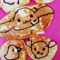 スカーレットの末裔's cooksnap of when they made ホットケーキミックスでお絵かきパンケーキ.