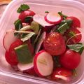 elpam's cooksnap of when they made トマトとラディッシュの彩りサラダ.