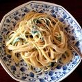 クックJXTTU5☆'s cooksnap of when they made ツナとほうれん草のクリームパスタ.