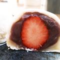 ミルクケーキ2's cooksnap of when they made * 苺ミルク味 ❤ 簡単 いちご大福♪.