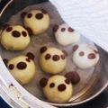 小林橘花's cooksnap of when they made パンダのぷち饅頭.