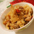 〜みみ〜's cooksnap of when they made たけのこと豚肉の炊き込みごはん。.