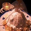 みゆ☆ちゃん's cooksnap of when they made シンデレラドールケーキ♡ウエディング.