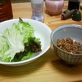 Noah77's cooksnap of when they made 我が家のレタ納豆♪.