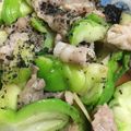 gen0824's cooksnap of when they made 子持ち高菜（蕾菜）簡単豚小間炒め.