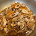やよい・M's cooksnap of when they made ちくわ入り切り干し大根の煮物.