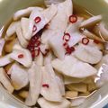 ノッケオ's cooksnap of when they made ピリ辛☆大根のしょうゆ漬.