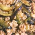ばしこ犬's cooksnap of when they made ナスとひき肉の照り焼き風.