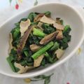 mmameco's cooksnap of when they made ちぢみほうれん草とハムの簡単炒め物.