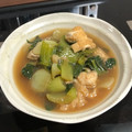 クック6U7INU☆'s cooksnap of when they made ちんげん菜と油揚げの煮浸し.