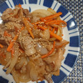 ウキウキウキエ's cooksnap of when they made 簡単♪お弁当にも しょうが焼き風炒め.