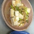 カニーヘン's cooksnap of when they made 中国家庭料理♪豆腐とネギの醤油炒め.