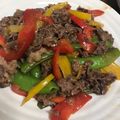 イヌチン's cooksnap of when they made 牛肉とスナップえんどうのオイスター炒め.