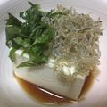 amileamila's cooksnap of when they made 青じそとかりかりちりめんじゃこの冷奴.
