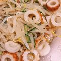 ゆいったろ's cooksnap of when they made 竹輪＆もやし*きゅうりde簡単*ごま和え.