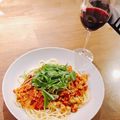 おがばやし's cooksnap of when they made 水菜とトマトのパスタ.