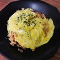 mintoneko's cooksnap of when they made 絶品❤チキンライス❤オムライス❤？.