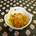 龍青空ママ's cooksnap of when they made ごまめキムチ♪ 簡単 ピリ辛 あと一品♡.
