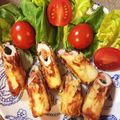 きいろのおはな's cooksnap of when they made お弁当に！竹輪の明太子揚げ.