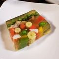 低カロ探検隊's cooksnap of when they made 和風のテリーヌ♔野菜のゼリー寄せ.