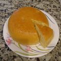 Poucette's cooksnap of when they made 炊飯器deヨーグルトケーキ（蒸し林檎）.