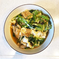 ジャムおじさん②'s cooksnap of when they made 豆腐ときのことほうれんそうの卵とじ.