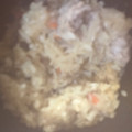 ma___111's cooksnap of when they made もち米不要！お餅を使った簡単おこわ.