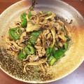 k☆mao's cooksnap of when they made 豚肉と舞茸とピーマンの味噌炒め.